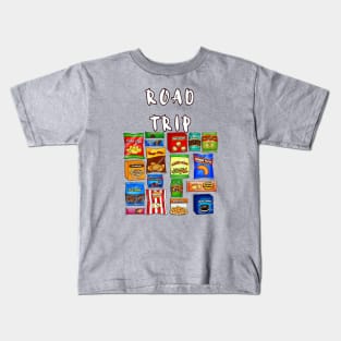 Road Trips Snacks Kids T-Shirt